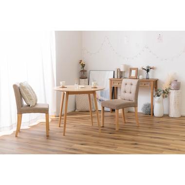 ラウンドテーブル 円形ダイニングテーブル 食卓テーブル ラウンド 木製 シンプル 北欧 2人掛け 幅90cm |  | 01