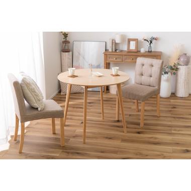 ラウンドテーブル 円形ダイニングテーブル 食卓テーブル ラウンド 木製 シンプル 北欧 2人掛け 幅90cm |  | 02