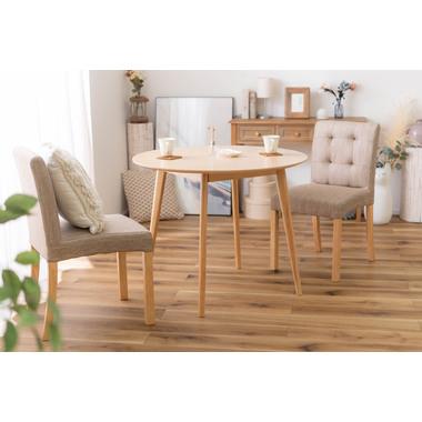 ラウンドテーブル 円形ダイニングテーブル 食卓テーブル ラウンド 木製 シンプル 北欧 2人掛け 幅90cm |  | 03