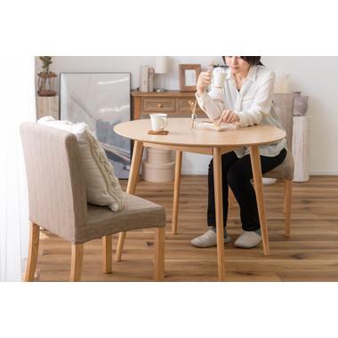 ラウンドテーブル 円形ダイニングテーブル 食卓テーブル ラウンド 木製 シンプル 北欧 2人掛け 幅90cm |  | 06