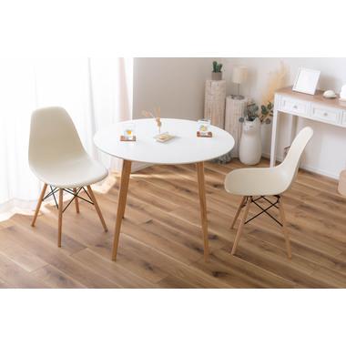 ラウンドテーブル 円形ダイニングテーブル 食卓テーブル ラウンド 木製 シンプル 北欧 2人掛け 幅90cm |  | 04