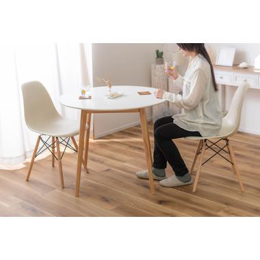 ラウンドテーブル 円形ダイニングテーブル 食卓テーブル ラウンド 木製 シンプル 北欧 2人掛け 幅90cm |  | 06