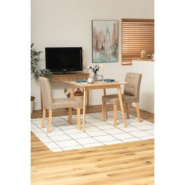 スクエアテーブル ダイニングテーブル 食卓テーブル 木製 シンプル 北欧 2人掛け 幅80cm おしゃれ 北欧 |  | 02