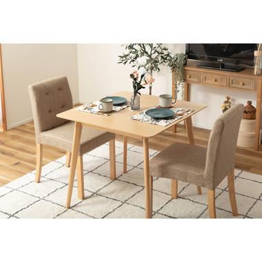 スクエアテーブル ダイニングテーブル 食卓テーブル 木製 シンプル 北欧 2人掛け 幅80cm おしゃれ 北欧 |  | 06