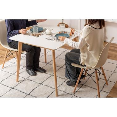 スクエアテーブル ダイニングテーブル 食卓テーブル 木製 シンプル 北欧 2人掛け 幅80cm おしゃれ 北欧 |  | 10