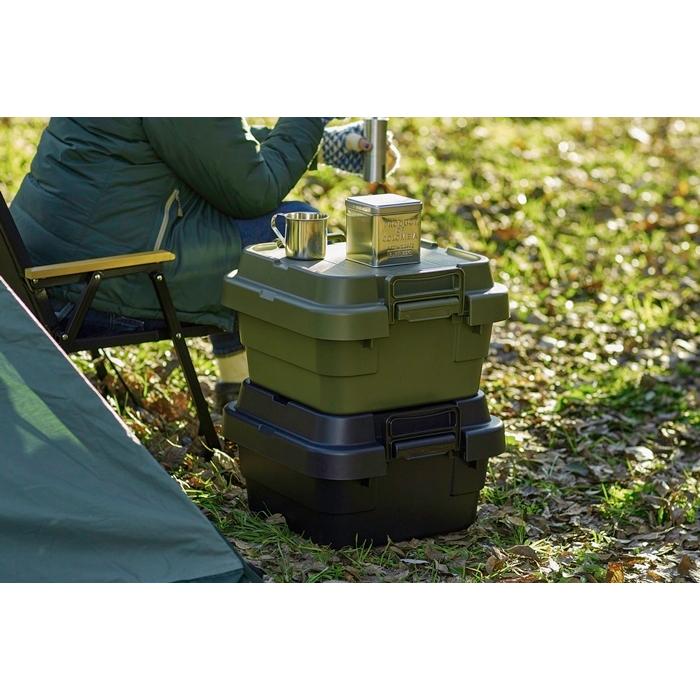 トランクカーゴS蓋 18L LOW TYPE カーキ コンテナボックス トランクボックス キッチン収納 収納用品 収納家具 収納ケース プラスチック アウトドア 車載 |  | 01