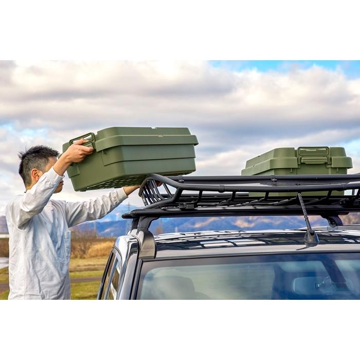 トランクカーゴS蓋 40L LOW TYPE カーキ コンテナボックス トランクボックス キッチン収納 収納用品 収納家具 収納ケース プラスチック アウトドア 車載 |  | 03