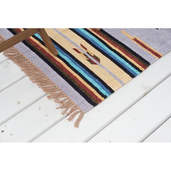 キリムラグ ラグマット 75×45cm 玄関マット コットン 綿 キッチンマット フロアマット 柄 ラグ マット カーペット 絨毯 |  | 03