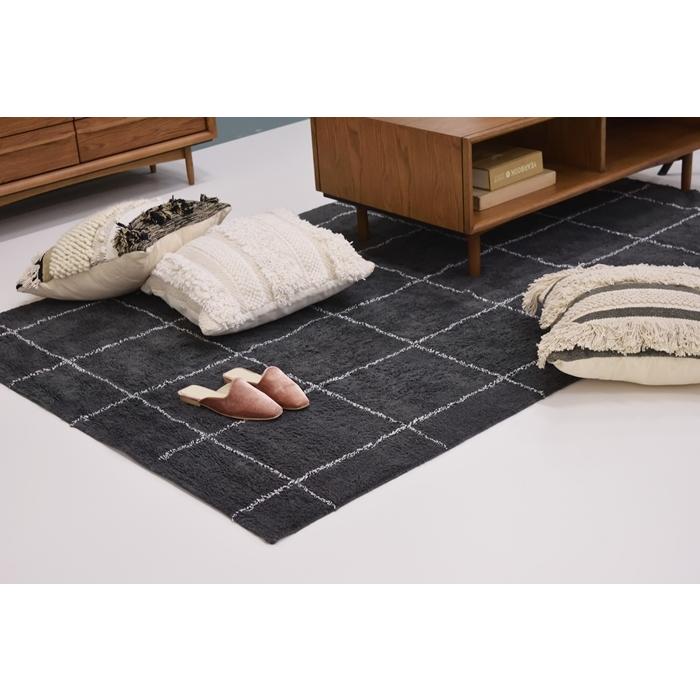 ラグ 130×190cm グレー センターラグ リビングラグ アクセントラグ インテリア おしゃれ かわいい ソファーラグ コットン 綿 インド |  | 03