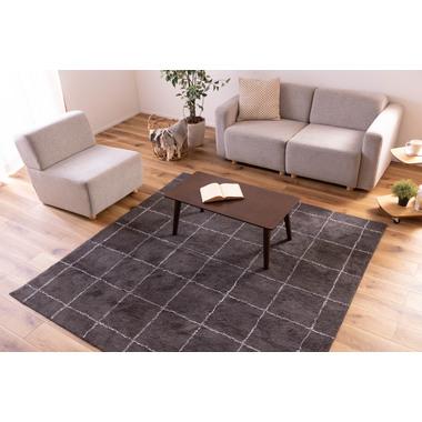 ラグ 185×185 カーペット おしゃれ シンプル センターラグ リビングラグ オールシーズン コットン |  | 01