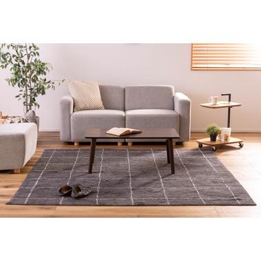 ラグ 185×185 カーペット おしゃれ シンプル センターラグ リビングラグ オールシーズン コットン |  | 04