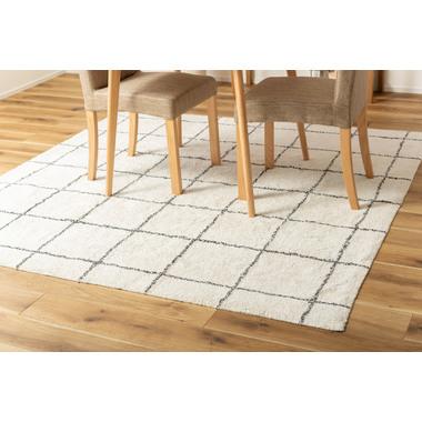 ラグ 185×185 カーペット おしゃれ シンプル センターラグ リビングラグ オールシーズン コットン |  | 02