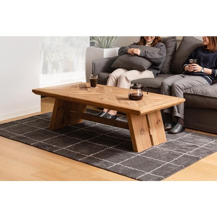 リビングテーブル 木製 ソファーテーブル センターテーブル ローテーブル 130cm ミッドセンチュリー スタイリッシュ 高級感 ワークデスク リモートワーク |  | 05