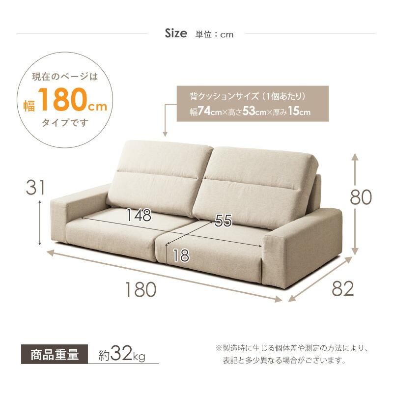 ローソファ ローソファー ハイバック 3人掛け ハイバックソファ ソファ ロータイプ ソファー 3人 おしゃれ 幅180cm ファブリック フロアソファー 脚なし | ブランド登録なし | 16