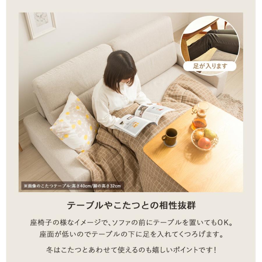 ローソファ ローソファー ハイバック 3人掛け ハイバックソファ ソファ ロータイプ ソファー 3人 おしゃれ 幅180cm ファブリック フロアソファー 脚なし | ブランド登録なし | 05