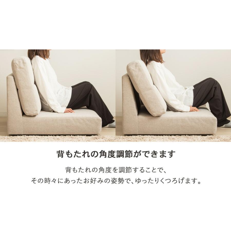 ローソファ ローソファー ハイバック 3人掛け ハイバックソファ ソファ ロータイプ ソファー 3人 おしゃれ 幅180cm ファブリック フロアソファー 脚なし | ブランド登録なし | 07