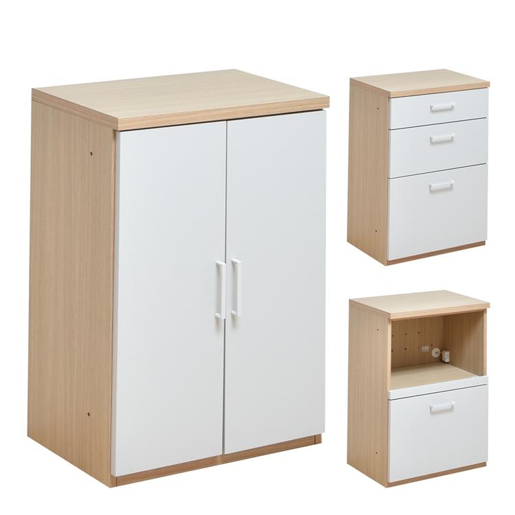 天板付き AFCH0096 国産 シェルフ キッチン 収納 チェスト キャビネット 棚 オープン引き出し 3段 キッチンカウンター 幅60 スライドレール 単品 完成品 |  | 19