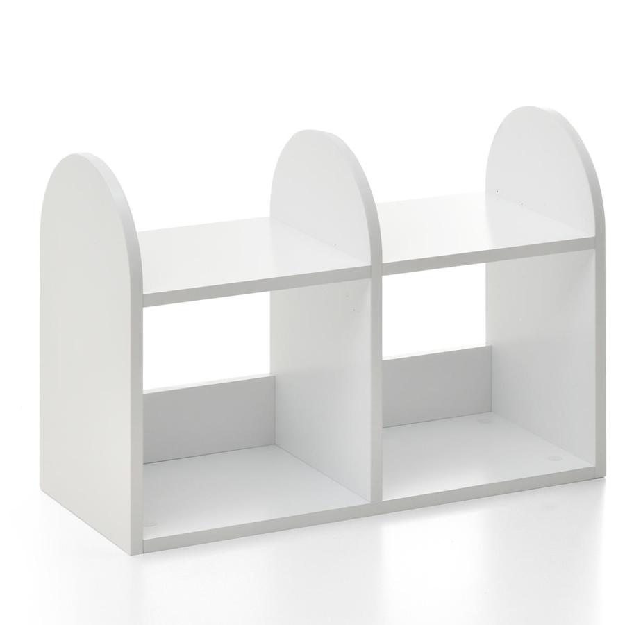 3段ラック 幅50cm 半円 楕円形 おしゃれ デザイン ホワイト 木製 白家具 ラウンド オーバル インテリア コンパクト ディスプレイ 飾り棚 見せる収納 ディスプレ | ブランド登録なし | 20