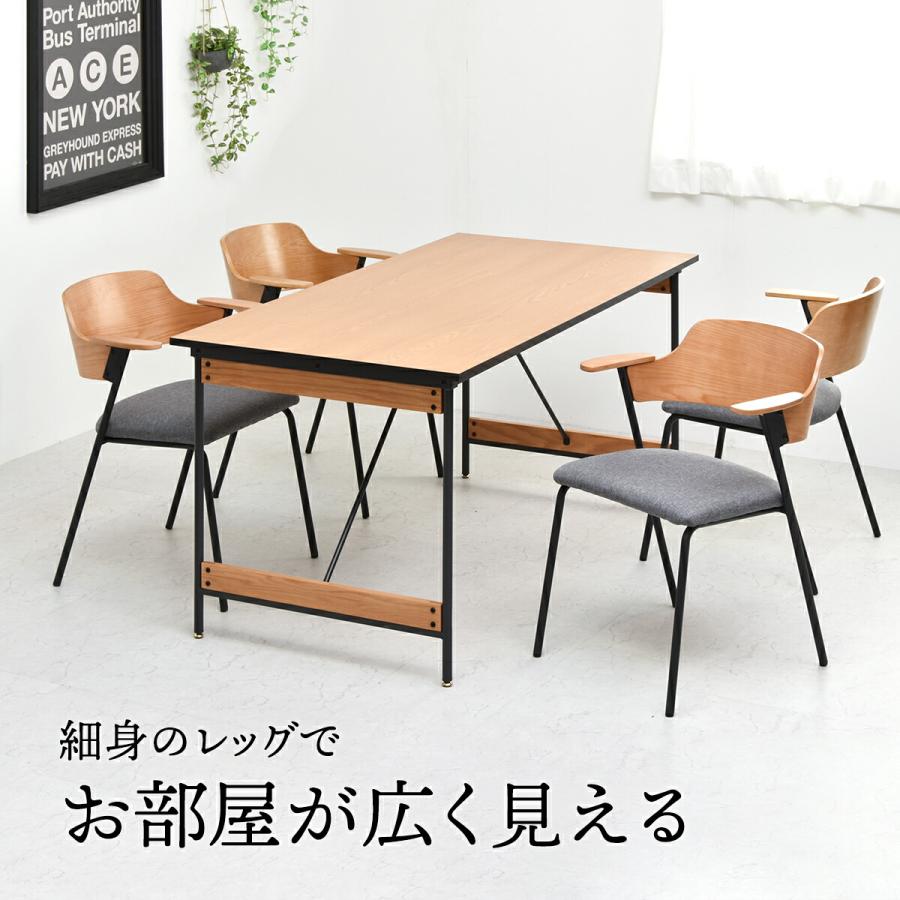 ダイニングチェア ラウンジチェア ロビーチェア ハーフアーム 肘掛け グレー おしゃれ 北欧 モダン シンプル チェア 椅子 いす かっこいい スタイリッシュ | ブランド登録なし | 09