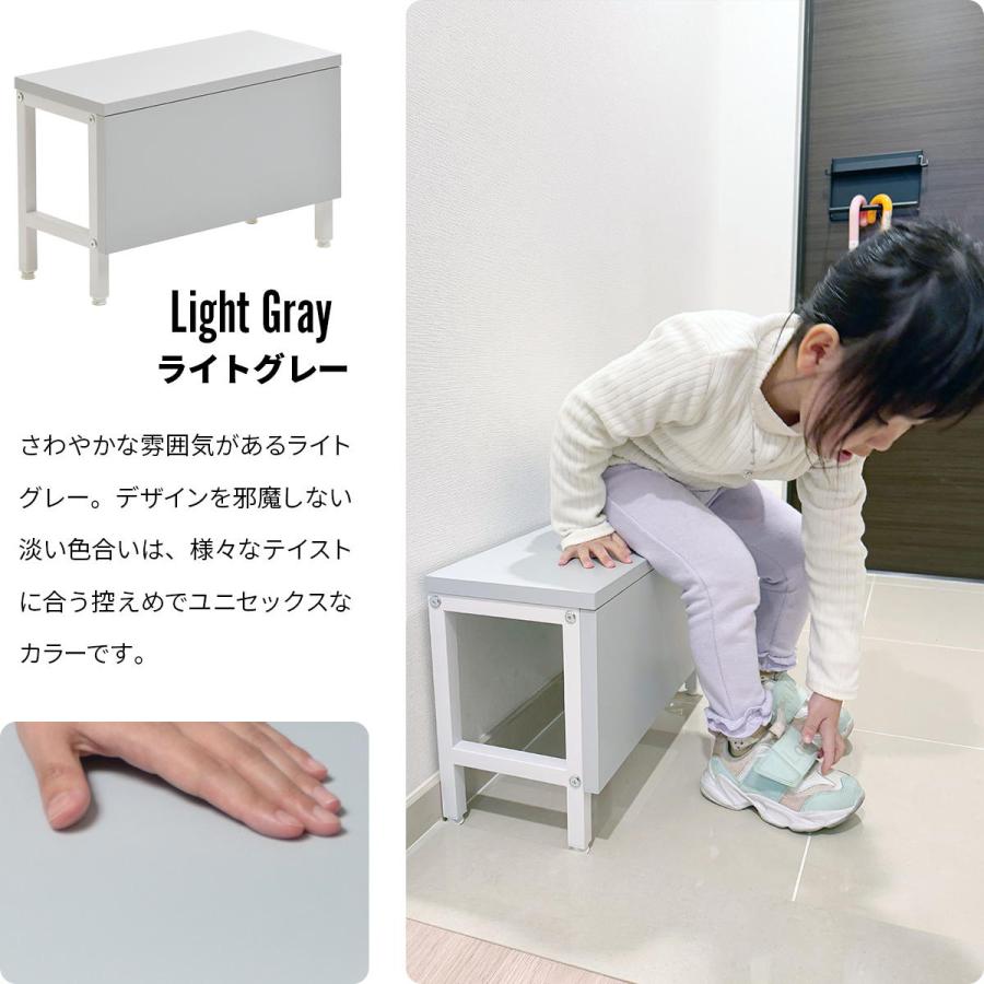 トイレの踏台 キッズデスク キッズチェア 3way 耐荷重約80kg 角型 木製 くすみカラー ベージュ グレー 踏み台 キッズデスク キッズテーブル キッズチェア | ブランド登録なし | 19