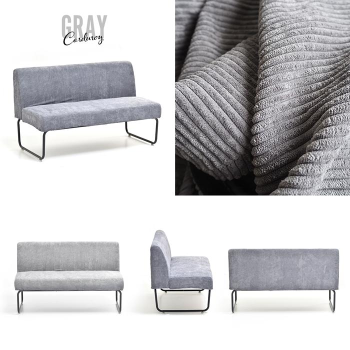 NOVEMBER　2Pソファー NVS-2P ヴィンテージ カジュアル 角型 スチール ダイニングソファー ラブソファ 二人掛けソファー 2人掛けソファ |  | 16