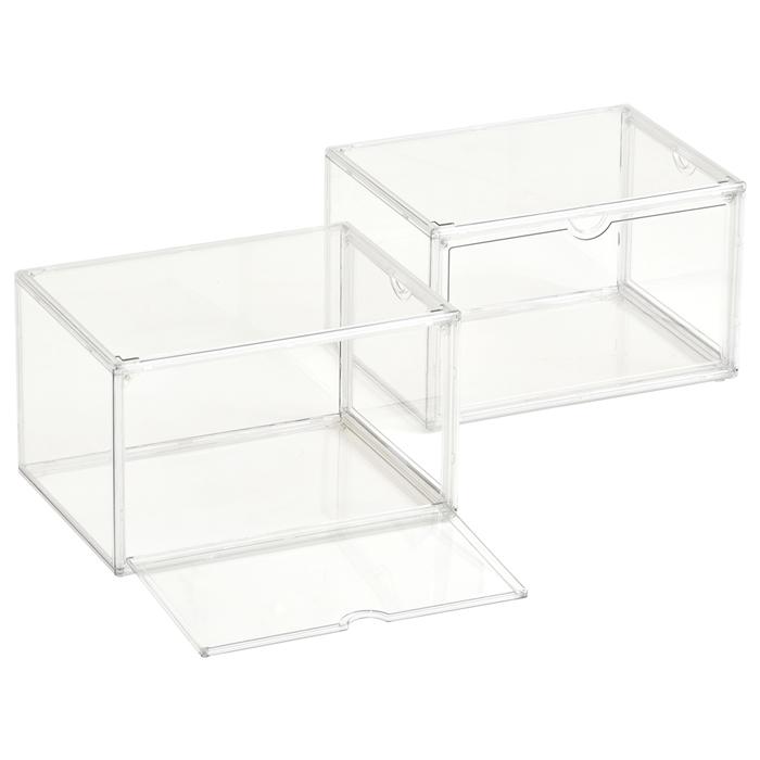マルチクリアボックス　2個セット W360×D270×H225mm マルチクリアボックス　2個セット コレクションケース ディスプレイケース 全面クリア 360度透明 |  | 19