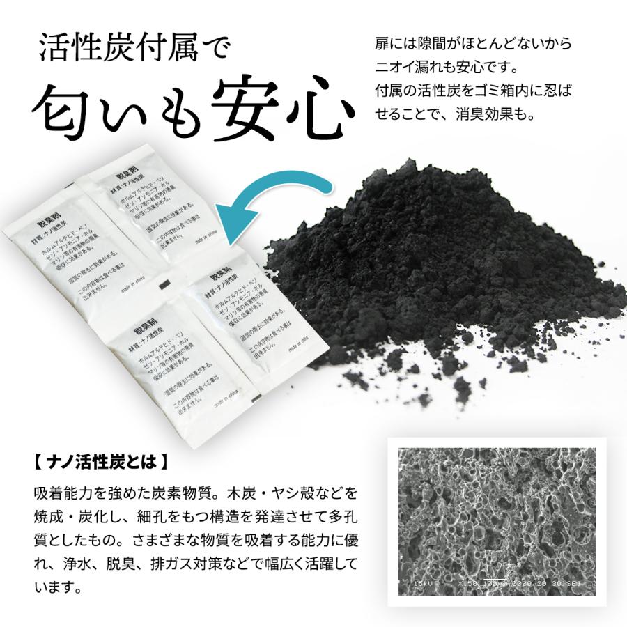 トラッシュボックス ロータイプ ダストボックス ゴミ箱 20L キャスター付き プッシュ扉 スリム おしゃれ キッチン リビング モダン シンプル |  | 08