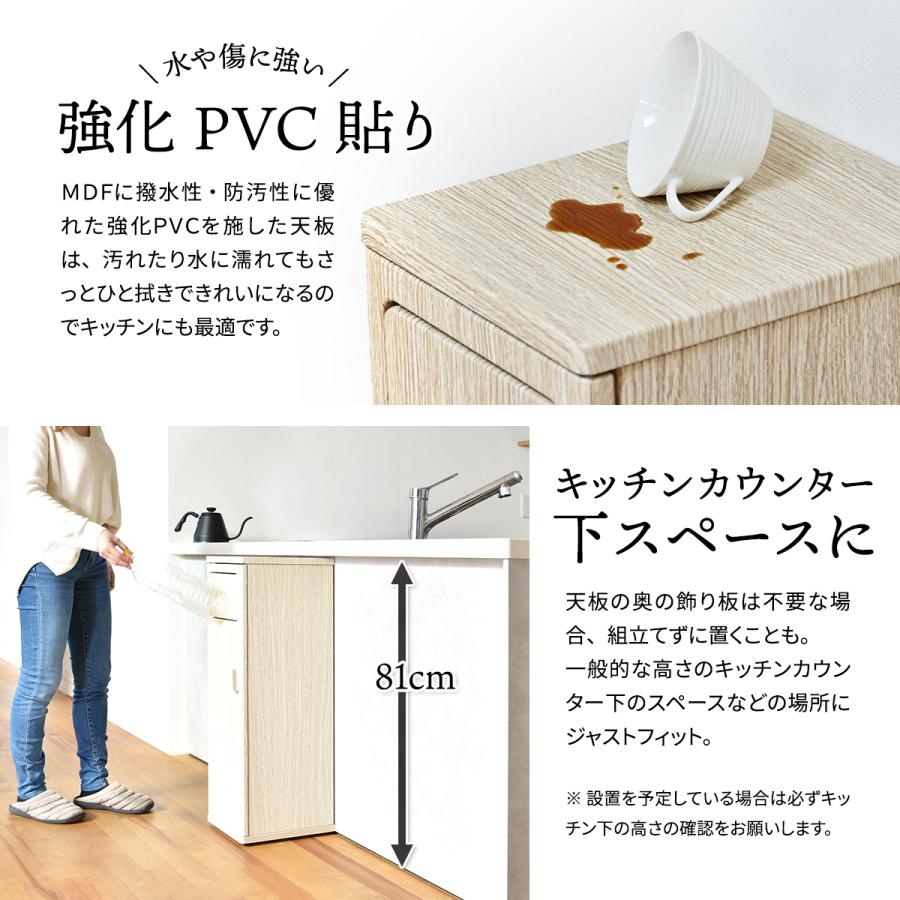 トラッシュボックス ハイタイプ ダストボックス ゴミ箱 30L キャスター付き プッシュ扉 スリム おしゃれ キッチン リビング モダン シンプル |  | 11