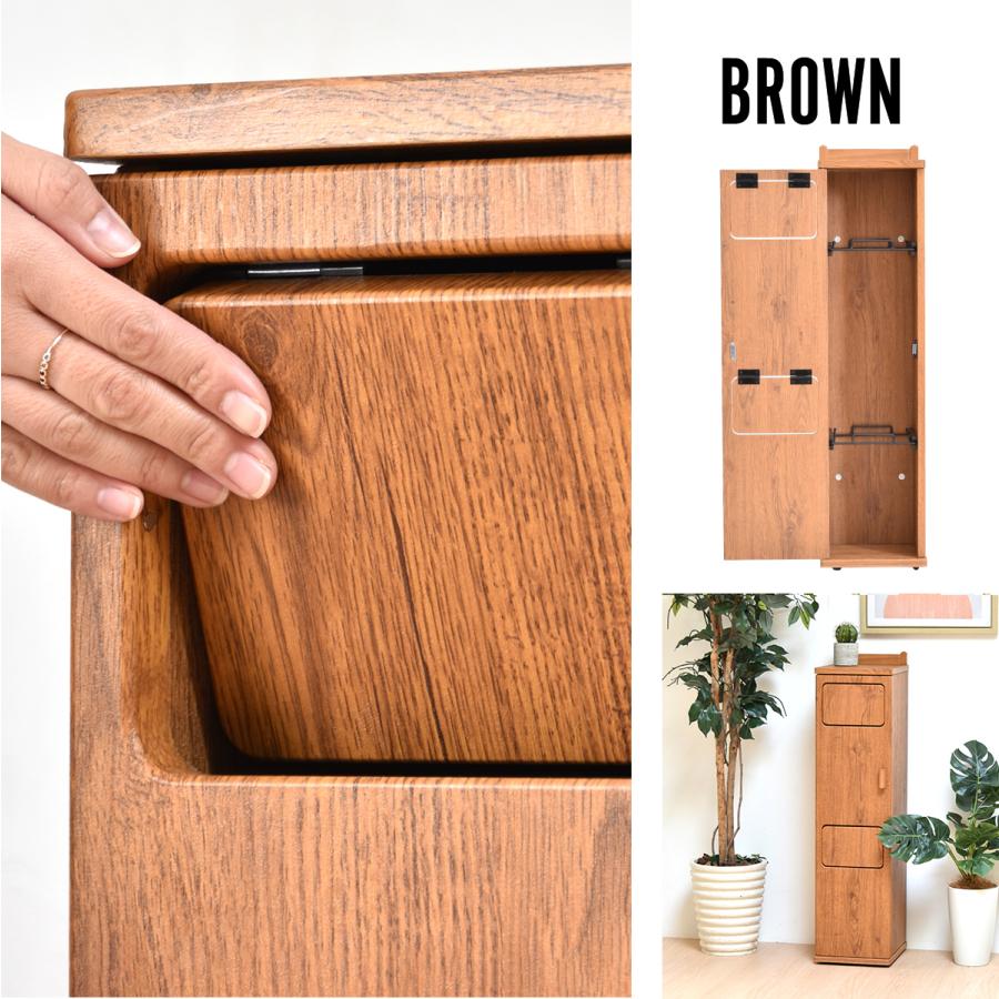 トラッシュボックス ツインタイプ ダストボックス ゴミ箱 キャスター付き 20L 分別 2分別 プッシュ扉 スリム おしゃれ キッチン リビング モダン シンプル |  | 15