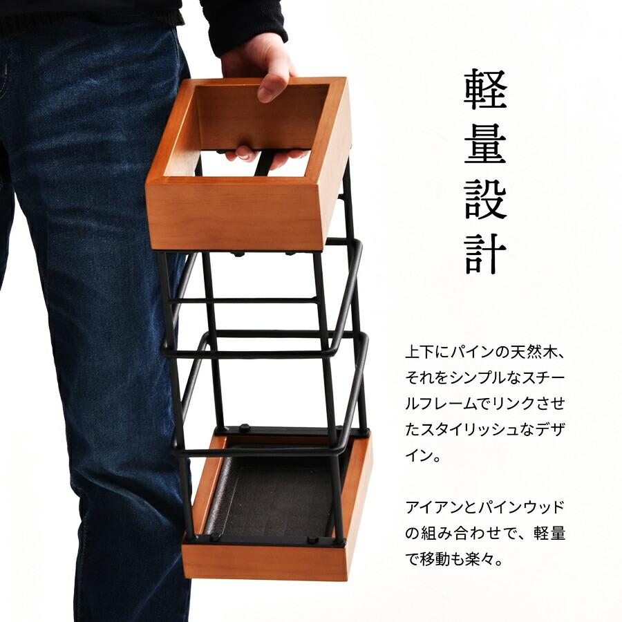 傘立て アンブレラスタンド 10本 クロスバー 木目 ブラウン ナチュラル おしゃれ 北欧 モダン カントリー Anm 天然木 シンプル 玄関前 通気性 | ブランド登録なし | 11