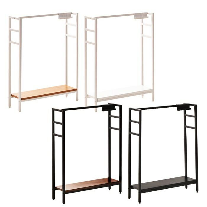 マルチ収納 フック付き 棚収納 ブラウン ナチュラル ホワイト ブラック かばん収納 バッグホルダー 木目柄 スリム 一人暮らし コート掛け ハンガーラック | ブランド登録なし | 18