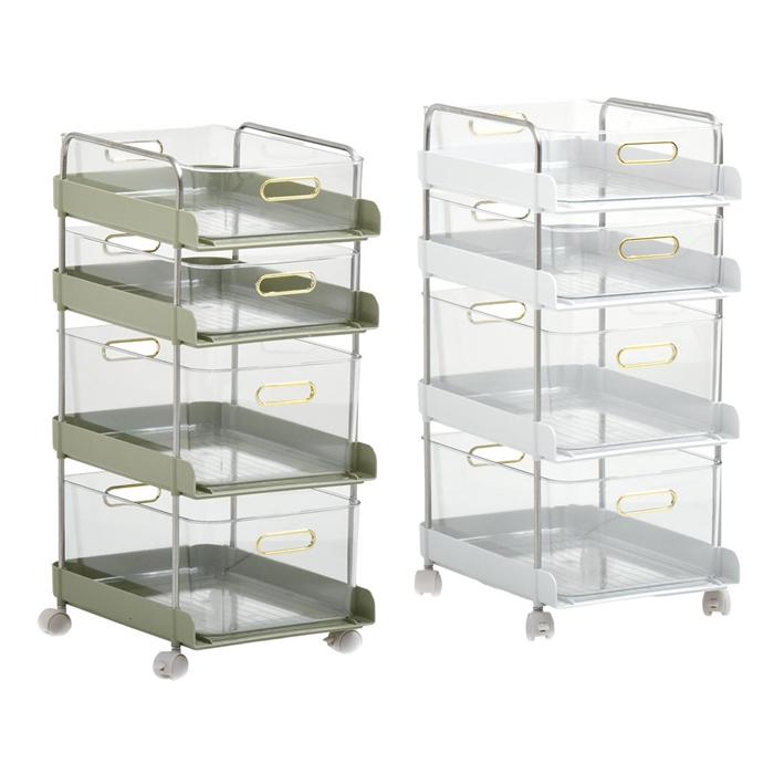 フェミニワゴン　4段 ONLS0133 リビング収納 キッチンワゴン キャスター付き 引き出し収納ボックス チェストワゴン 収納 |  | 19