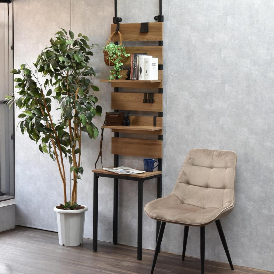 壁面収納ラック 幅45cm ウォールラック 突っ張り グレー ホワイト ライトブラウン 木製 壁面収納 省スペース コンパクト おしゃれ 北欧 モダン ナチュラル 白家 | ブランド登録なし | 16