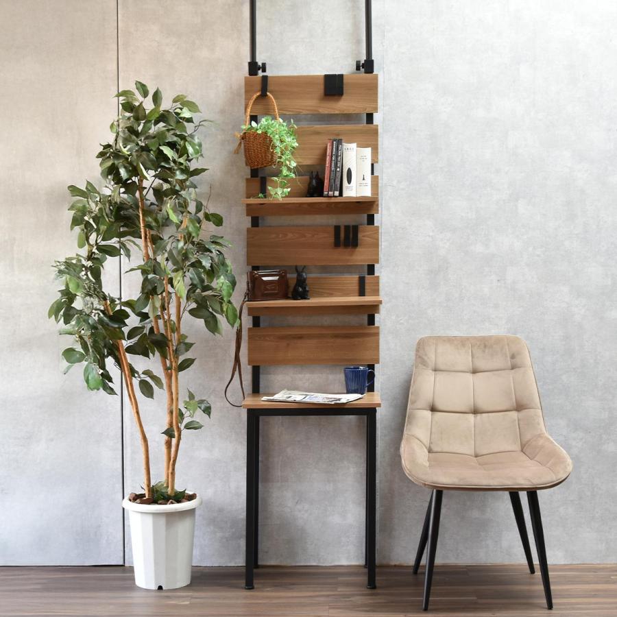 壁面収納ラック 幅45cm ウォールラック 突っ張り グレー ホワイト ライトブラウン 木製 壁面収納 省スペース コンパクト おしゃれ 北欧 モダン ナチュラル 白家 | ブランド登録なし | 20