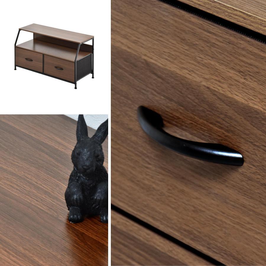 テレビ台 幅94cm テレビボード 収納ラック ミドルボード 木目調 ダークブラウン ナチュラル 木製 シンプルモダン おしゃれ 北欧 モダン ベーシック リビング収納 | ブランド登録なし | 16