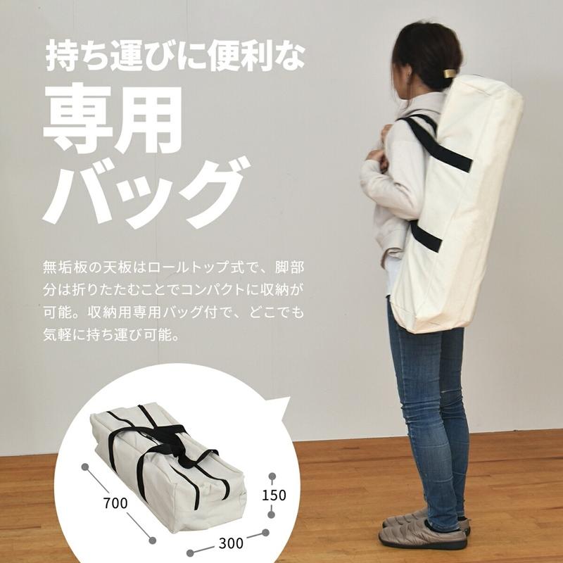 キャンプテーブル　幅120 ONOD-0060 アウトドア エクステリア キャンプ ベランピング リビング テラス ベランダ 海水浴場 ピクニック バーベキュー 折り畳み式 |  | 02
