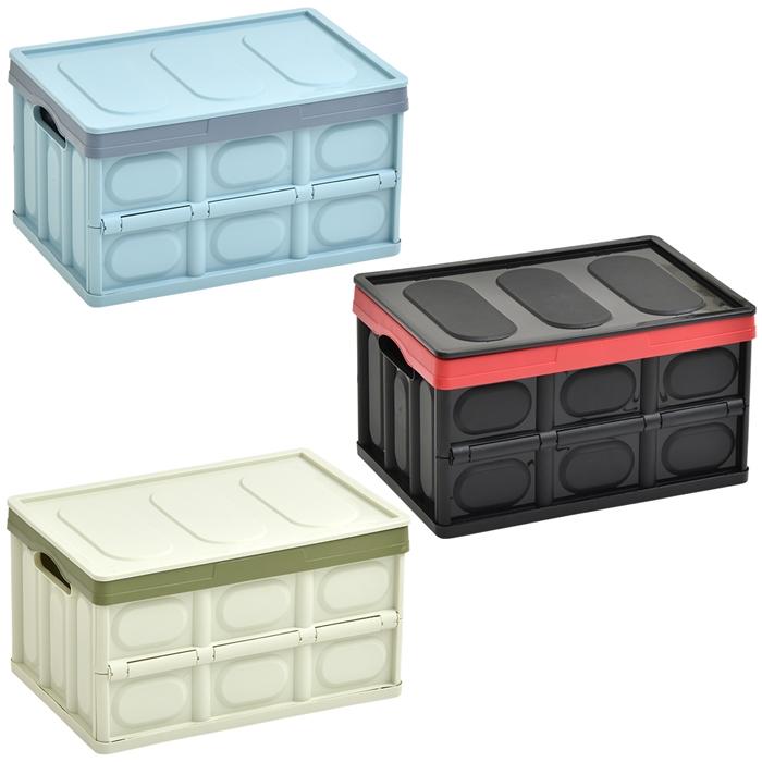 Asoby 防水インナー付き 折りたたみBOX 50L W530×D360×H298mm 防水カバー ウォータープルーフ 生け簀 釣り 食器洗い 折りたたみコンテナ 収納ボックス |  | 19