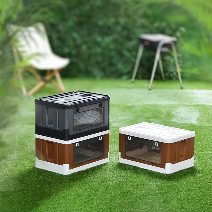 Asoby 上蓋ロック折りたたみBOX47L  W525×D360×H280mm Asoby 上蓋ロック折りたたみBOX47L  衣類ケース コンテナボックス ストレージ 折り畳み キャンプ |  | 15