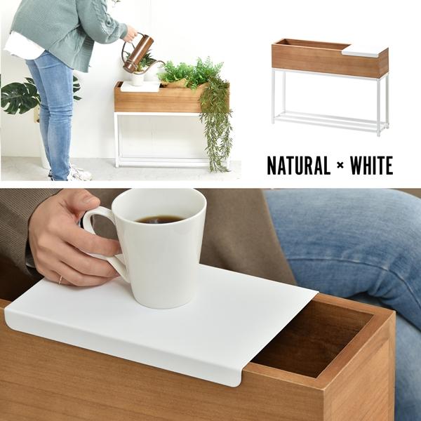 Lidプランターボックス 幅60 屋内 ガーデニング フラワースタンド フラワーボックス プランター台 花台 おしゃれ サイドテーブル |  | 16