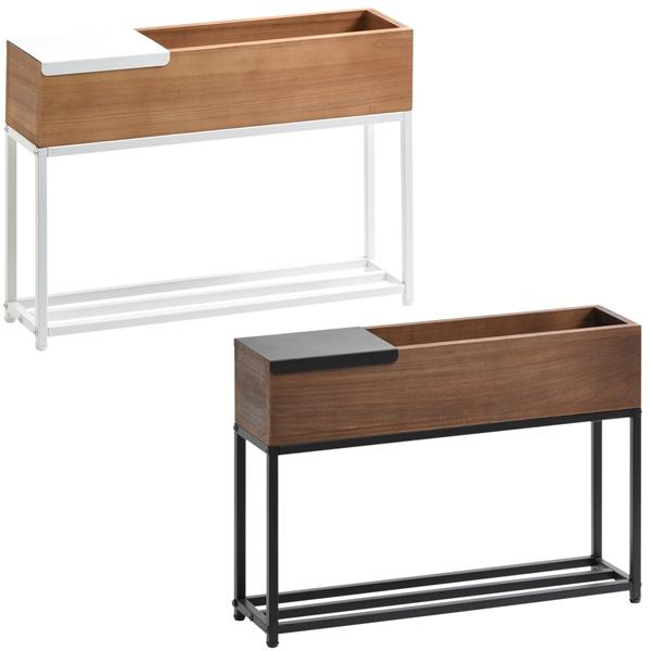 Lidプランターボックス 幅60 屋内 ガーデニング フラワースタンド フラワーボックス プランター台 花台 おしゃれ サイドテーブル |  | 19