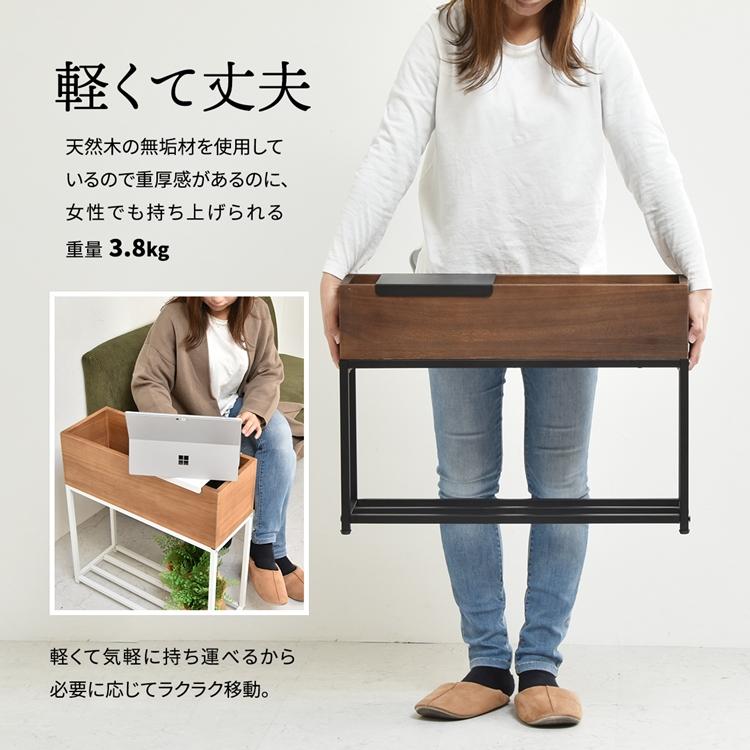 Lidプランターボックス 幅55 屋内 ガーデニング フラワースタンド フラワーボックス プランター台 花台 おしゃれ サイドテーブル |  | 13