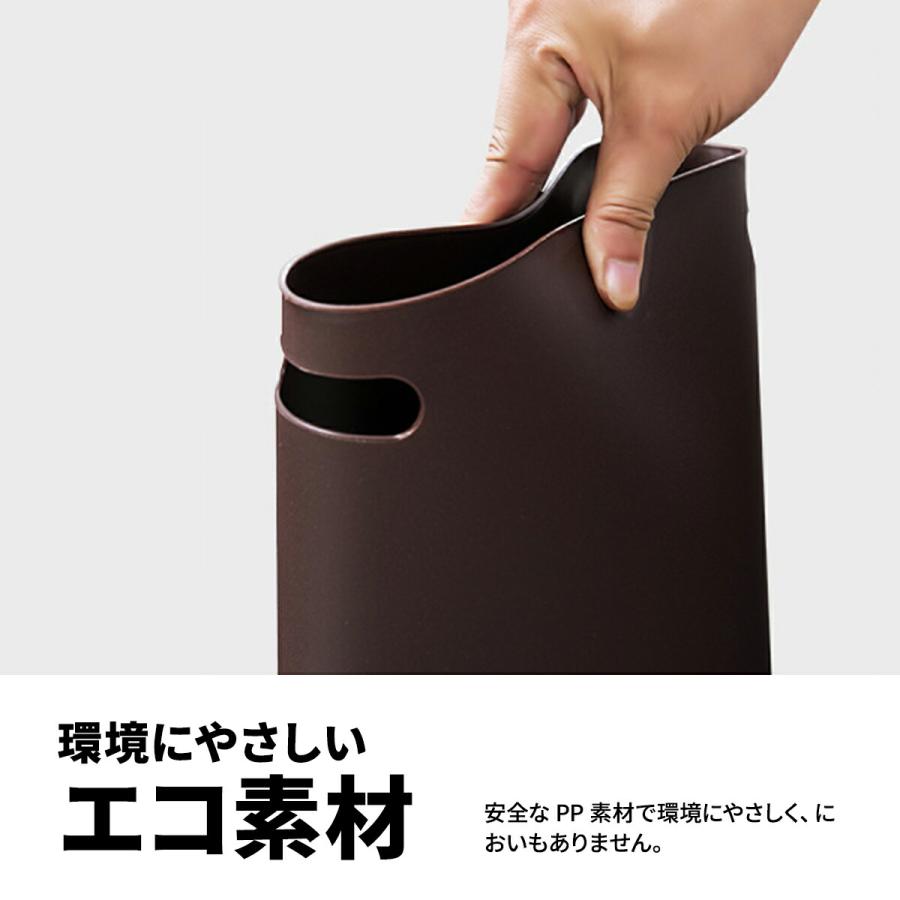 サークルダストボックス　Lサイス ゴミ箱 シンプルスタイル カジュアル 円形 プラスチック かわいい ホワイト ブラック おしゃれ 北欧 一人暮らし 二重構造 | ブランド登録なし | 06