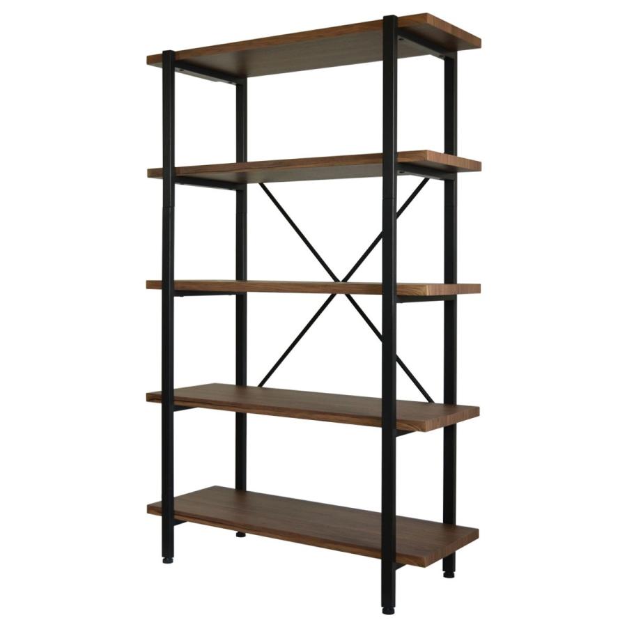 5段ラック 幅90cm オープン 収納 木製 棚 本棚 シェルフ 間仕切り ディスプレイ リビング キッチン 収納家具 飾り棚 オーティス |  | 08