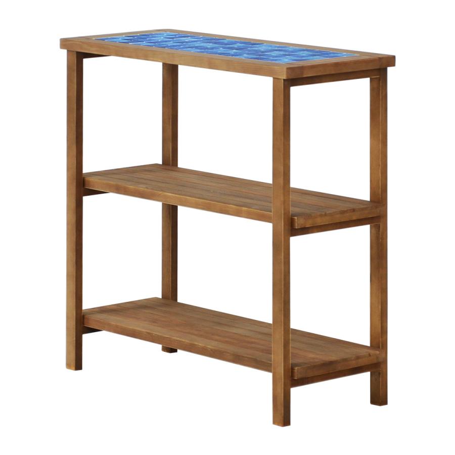 PUDDLE 3段 ラック 幅90 PUOR-90-D3 リビング 子供部屋 一人暮らし ラック 3段ラック 家具 西海岸風 カリフォルニアスタイル レトロ セラミックタイル タイル |  | 08