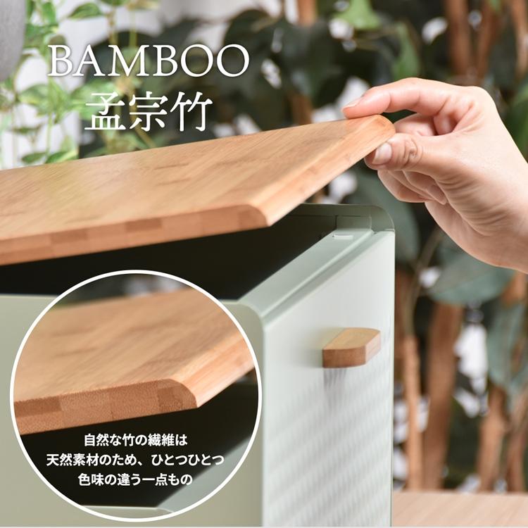 中棚付きブレッドケース TREE TRBC-40 W400×D330×H260mm 中板サイズ：W390×D300×H106mm 中棚付き大型ブレッドケース スチール棚付き ストッカー |  | 10