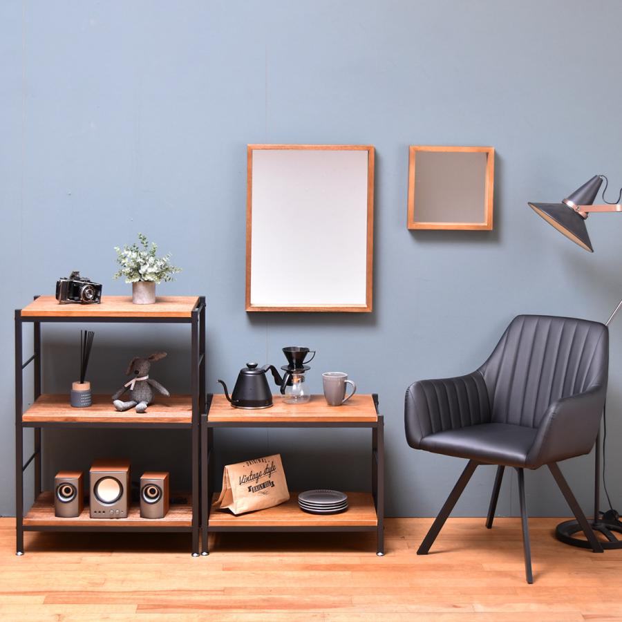 3段パイプラック 幅60 ラック ヴィンテージ ナチュラル 角型 スチール クール オープンラック 本棚 ラック 木製 北欧 大容量 一人暮らし レトロ | ブランド登録なし | 19