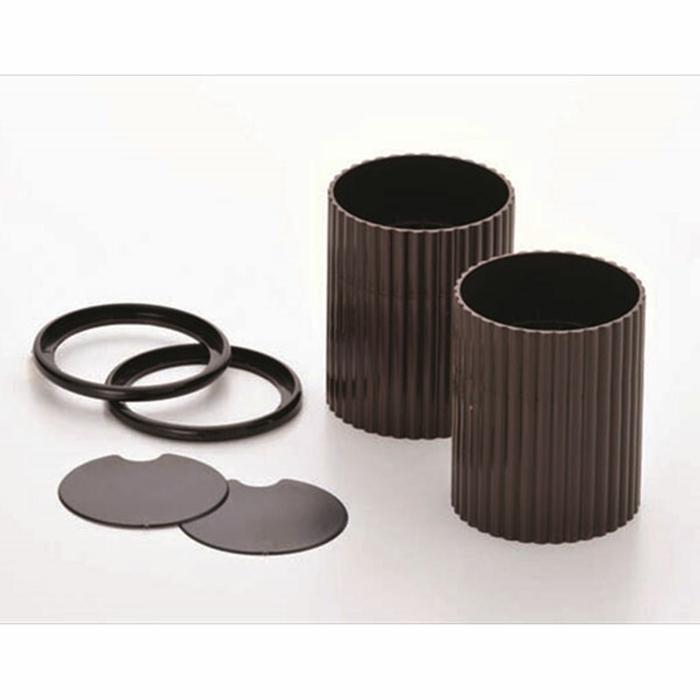 ハイヒール プラス サークル 2個組 チョコレートブラウン ベッド テーブル 高さ調節 継ぎ足 継足 |  | 03