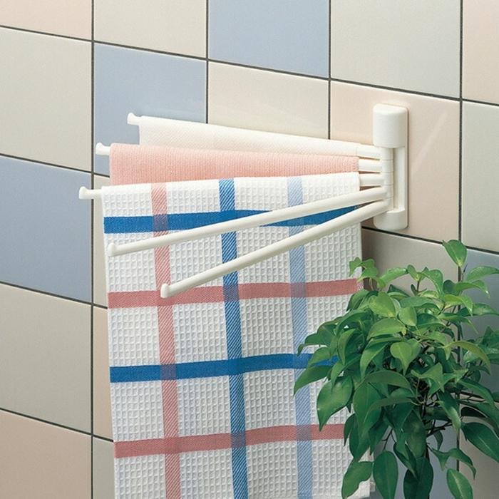 ふきん掛け粘着5本 トイレ 洗面所 バスルーム キッチン タオルハンガー タオルホルダー |  | 01