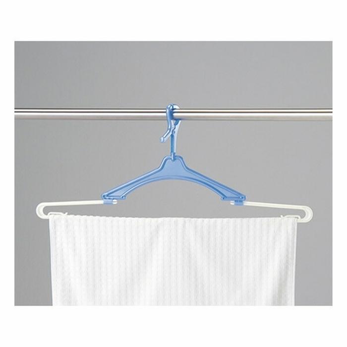 バスタオルハンガー（3本組）太竿 タオルハンガー 物干しハンガー 物干し 洗濯ハンガー |  | 01