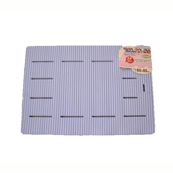 脚付厚型 ラバースノコ ブルー 浴室マット 防カビ加工 お風呂 マット バスルーム 浴用マット おしゃれ | 